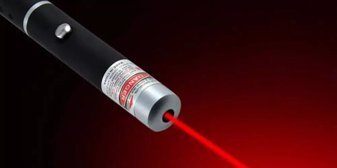 powerful-laser + laser pointer